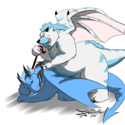 anal anthro belly dominant dominant_male duo happy holding_leash holding_object leash leash_pull male male/male male_penetrated male_penetrating male_penetrating_male membrane_(anatomy) membranous_wings nude overweight penetration sex submissive submissive_male tail wings jakegr mythology mahun bear dragon hybrid mammal mythological_creature mythological_scalie scalie 1:1