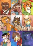 anthro black_nose blue_eyes brown_body brown_fur buckteeth claws clothed clothing female feral fur group halo hat headgear headwear kerchief male open_mouth orange_body orange_fur simple_background teeth tongue tongue_out top_hat yellow_sclera marymouse all_dogs_go_to_heaven balto_(series) bleach_(series) disney don_bluth gargoyles ghibli robin_hood_(disney) teenage_mutant_ninja_turtles the_cat_returns the_secret_of_nimh universal_studios balto baron_humbert_von_gikkingen charlie_barkin goliath_(gargoyles) justin_(nimh) kon master_splinter mrs._brisby robin_hood canid canine canis domestic_cat domestic_dog felid feline felis fox gargoyle german_shepherd herding_dog hybrid mammal murid murine pastoral_dog rat red_fox rodent true_fox wolf wolfdog wood_mouse 2011 marker_(artwork) multiple_images traditional_media_(artwork)