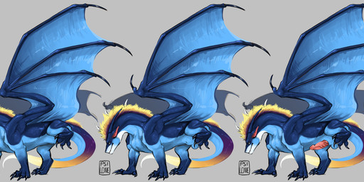 animal_genitalia balls blonde_hair blue_body erection feral fully_sheathed genitals gradient_body hair horn looking_at_viewer male male_feral membrane_(anatomy) membranous_wings penis pink_body pink_penis purple_body raised_leg sheath simple_background solo standing white_body wings yellow_body yellow_eyes i-psilone mythology teryx_commodore dragon mythological_creature mythological_scalie scalie 2017 hi_res multiple_images