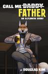 2018 alcohol anthro beer beverage canid canine clothed clothing comic cover cover_art cover_page crossed_legs douglas_kim english_text facial_hair fox gavin_(kimmykun) hi_res holding_beverage holding_object jacket looking_at_viewer male mammal scarf sitting solo text title topwear