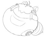 ambiguous_gender antennae_(anatomy) anthro arthropod_abdomen button_(fastener) clothing empty_eyes footwear furgonomics immobile inflation insect_wings mane morbidly_obese obese overalls overweight pockets shoes simple_background sneakers solo spherical_inflation stinger white_background wings maddeku arthropod bee hymenopteran insect 2019 black_and_white digital_drawing_(artwork) digital_media_(artwork) hi_res monochrome sketch