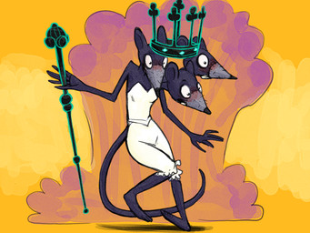 3_heads anthro biped breasts buckteeth clothed clothing crown female headgear multi_head nightgown queen royalty russian scepter solo soviet_cartoon standing teeth white_clothing lonelyworld nutcracker_1973 soyuzmultfilm the_nutcracker mouserinks rat_queen mammal murid murine rat rodent 4:3 hi_res