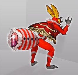 4_arms after_sex antennae_(anatomy) anthro anus arthropod_abdomen arthropod_abdomen_anus arthropod_abdomen_genitalia arthropod_abdomen_penis bent_over big_anus big_penis bodily_fluids compound_eyes cum cum_in_ass cum_inside feet genital_fluids genitals grey_feet grey_hands hand_against_wall insect_wings lepidopteran_wings looking_back male multi_arm multi_limb multicolored_body neck_tuft penis pseudo_pupils rear_view red_body solo standing striped_abdomen stripes tuft white_body wings yellow_antennae yellow_eyes zhirone vega_frith arthropod cecropia_moth insect lepidopteran moth saturniid absurd_res hi_res