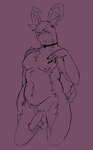 anthro choker ear_piercing femboy genital_piercing genitals jewelry male necklace nipple_piercing nipples penis penis_piercing piercing slightly_chubby solo unknown_artist epic_games fortnite dolph_(fortnite) deer mammal new_world_deer reindeer hi_res sketch