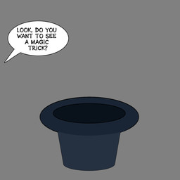 anthro black_top_hat dialogue female grey_background simple_background solo speech_bubble text jeanart sega sonic_the_hedgehog_(series) fan_character lagomorph leporid mammal rabbit 1:1 english_text hi_res