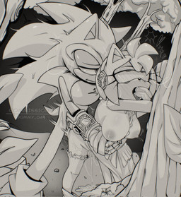 accessory against_natural_surface against_surface against_tree anthro armor big_breasts bodily_fluids breasts clothing dress duo female finger_in_mouth forest gauntlets genital_fluids gloves handwear looking_pleasured male male/female narrowed_eyes nipples plant see sex tree vaginal_fluids bommy_049 sega sonic_the_hedgehog_(series) amy_rose sonic_the_hedgehog eulipotyphlan hedgehog mammal hi_res monochrome