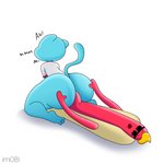 anal anal_penetration anthro big_butt butt duo huge_butt male male/male male_on_bottom male_on_top on_bottom on_top penetration reverse_cowgirl_position sex wide_hips young imobi cartoon_network the_amazing_world_of_gumball gumball_watterson hot_dog_guy_(tawog) domestic_cat felid feline felis mammal 1:1 absurd_res hi_res