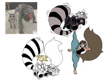 anthro big_breasts black_clothing bodily_fluids bodysuit boots bottomwear breasts carrying_another carrying_person clothed clothing denim denim_bottomwear denim_clothing duo female female_anthro femme_fatale follower_celebration follower_number footwear fur gesture grin hand_gesture jeans lifting markings muscular nervous pants pouch_(clothing) raccoon_tail scared sculpture sharp_teeth shoes simple_background skinsuit smile solo statue stripes sweat tail tail_markings teeth thief tight_clothing v_sign white_background wolf_tail diegutan mythology danver_the_werewolf uva_the_raccoon animal_humanoid canid canid_humanoid canine canine_humanoid canis humanoid mammal mammal_humanoid mythological_canine mythological_creature procyonid raccoon werecanid werecanine werecreature werewolf wolf wolf_humanoid absurd_res aliasing binary_drawing digital_drawing_(artwork) digital_media_(artwork) hi_res