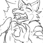 anthro bodily_fluids claws dripping duo erection genital_fluids male male/male nude open_mouth precum precum_drip solo_focus aipeco18 beastars legoshi_(beastars) canid canine canis mammal wolf 1:1 2019 black_and_white hi_res monochrome sketch