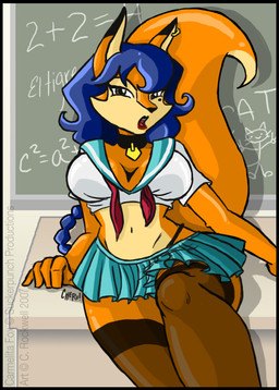 anthro beauty_mark blue_hair brown_eyes canine carmelita_fox chalkboard clothing collar cosplay detective female fluffy_tail fox fur hair legwear lipstick mammal midriff miniskirt mole orange_fur panties police ponytail red_lipstick sailor sailor_fuku sailor_outfit school schoolgirl skirt sly_cooper sly_cooper_(series) solo stockings student thong underwear
Rating: Questionable
Score: 18
User: Shea715
Date: January 16, 2015 anthro beauty_mark blue_hair brown_eyes canine carmelita_fox chalkboard clothing collar cosplay detective female fluffy_tail fox fur hair legwear lipstick mammal midriff miniskirt mole orange_fur panties police ponytail red_lipstick sailor sailor_fuku sailor_outfit school schoolgirl skirt sly_cooper sly_cooper_(series) solo stockings student thong underwear
Rating: Questionable
Score: 18
User: Shea715
Date: January 16, 2015