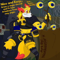 anthro belt biped bodily_fluids bottomwear cape car card chaps clothing crescent_moon crop_top dipstick_tail dungeon fingerless_gloves fluffy fluffy_tail footwear fur gloves grass handwear harness holding_object holster inner_ear_fluff knee_highs knee_socks legwear male markings melee_weapon moon pattern_clothing pattern_legwear plant red_eyes red_inner_ear_fluff shirt shorts smile socks solo speedo stick striped_clothing striped_legwear stripes sun sweat swimwear sword symbol tail tail_markings tarot tarot_card text topwear tuft underwear vehicle weapon wood yellow_body yellow_fur conditional_dnp notkastar e621 nintendo pokemon pickle_firetail fennekin generation_6_pokemon pokemon_(species) 1:1 digital_media_(artwork) english_text portrait three-quarter_portrait