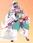 anthro balls breasts competition genitals herm intersex nipples open_mouth penis pussy sexual_competition sexual_fight simple_background solo text thick_thighs lovespell nintendo pokemon drampa generation_7_pokemon pokemon_(species) absurd_res english_text hi_res