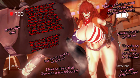 animal_genitalia animal_penis anus balls bestiality big_balls big_breasts big_penis bodily_fluids breasts cum cum_on_penis dialogue dirty_talk equine_anus equine_genitalia equine_penis female female_humanoid female_on_feral feral genital_fluids genitals huge_balls huge_breasts huge_penis huge_thighs humanoid_on_feral hyper hyper_genitalia hyper_penis light-skinned_female light_body light_skin long_penis male male/female male_feral navel penis profanity puffy_anus soft_abs text thick_penis thick_thighs baobabz third-party_edit koikatsu vtuber zentreya equid equine horse humanoid mammal 16:9 censor_removal_edit english_text hi_res widescreen
