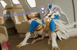 aircraft airplane anthro anthro_penetrated balls between_breasts bodily_fluids breasts clothed clothing cum cum_drip dialogue dripping duo face_between_breasts female flight_attendant from_front_position genital_fluids genitals human_on_anthro human_penetrating human_penetrating_anthro inside interspecies lying male male/female missionary_position nude on_back partially_clothed penetration sex vehicle potatotime wayvemayker_(modeler) blender_cycles nintendo pokemon shiraume_(wayvemayker) generation_5_pokemon human legendary_pokemon mammal pokemon_(species) reshiram 3d_(artwork) blender_(artwork) digital_media_(artwork) hi_res watermark