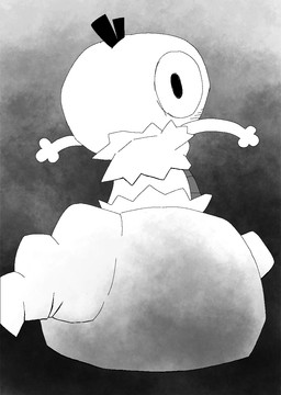 anthro big_diaper blush bodily_fluids clothed clothing diaper diapersuit embarrassed feces gradient_background grey_background looking_at_viewer male rear_view shed_skin simple_background sitting sitting_on_diaper smelly soiled_diaper solo tail unclean_diaper used_diaper wearing_diaper inkystinkyboy nintendo pokemon inky_(inkystinkyboy) generation_5_pokemon lizard pokemon_(species) reptile scalie scraggy black_and_white digital_drawing_(artwork) digital_media_(artwork) hi_res monochrome pixel_(artwork)