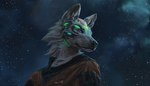 anthro canid canine canis conditional_dnp domestic_dog hyena latex_(artist) male mammal science_fiction solo wolf