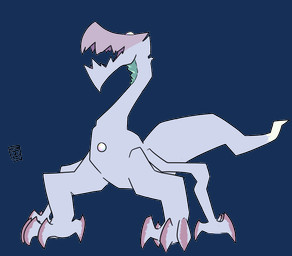 alternate_form ambiguous_gender chest_gem claws feral forehead_gem gem snout solo tail teeth discount-supervillain cartoon_network steven_universe opal_(steven_universe) alien corrupted_gem gem_(species) gem_fusion opal_(gem_species) alpha_channel digital_media_(artwork)