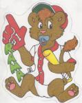 anthro clean_diaper clothed clothing diaper diaper_under_clothing exposed_diaper foam_finger hashtag male number number_print object_in_mouth pacifier pacifier_in_mouth simple_background solo wearing_diaper white_background white_diaper bark!_(artist) felid lion mammal pantherine character_badge_(artwork) low_res