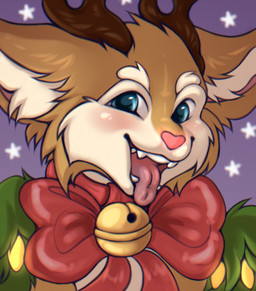 feral holidays humor male solo oleanderkelly christmas league_of_legends mythology riot_games tencent reindeer_smolder_(lol) smolder_(lol) deer dragon mammal mythological_creature mythological_scalie scalie digital_media_(artwork) hi_res