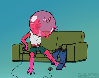 3_toes 4_fingers amphibian animate_inanimate anthro avian belt bird blue_background blue_jay blush bubble_gum clothed clothing controller corvid duo frog headphones inanimate_transformation inflation koolkat_(artist) male shirt simple_background sitting sofa tank_top text toes transformation watermark what
Rating: Questionable
Score: -5
User: Patrice~Deauxnim
Date: January 14, 2019 3_toes 4_fingers amphibian animate_inanimate anthro avian belt bird blue_background blue_jay blush bubble_gum clothed clothing controller corvid duo frog headphones inanimate_transformation inflation koolkat_(artist) male shirt simple_background sitting sofa tank_top text toes transformation watermark what
Rating: Questionable
Score: -5
User: Patrice~Deauxnim
Date: January 14, 2019