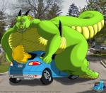 anthro bodily_fluids car crush dragons_fucking_cars genital_fluids genitals heavy improvised_sex_toy male obese overweight penetration penis precum sex solo tail text vehicle vehicle_penetrated sr71beta mythology dragon mythological_creature mythological_scalie scalie gary_(disambiguation) english_text hi_res url