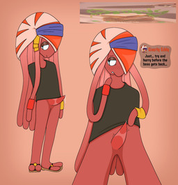 male slimebaiiz solo nintendo splatoon gnarly_eddy_(splatoon) aquatic cephalopod humanoid mollusk nautilus hi_res