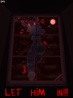 4_arms antennae_(anatomy) anthro balls big_balls big_penis bodily_fluids body_hair erection exclamation_point genitals glowing glowing_eyes hairy_balls huge_balls huge_penis hyper hyper_balls hyper_genitalia hyper_penis male moon multi_arm multi_limb nude onomatopoeia penis pubes red_eyes saliva smegma solo sound_effects text tongue tongue_out vein veiny_penis window capy_b disney lilo_and_stitch stitch_(lilo_and_stitch) alien experiment_(lilo_and_stitch) english_text hi_res