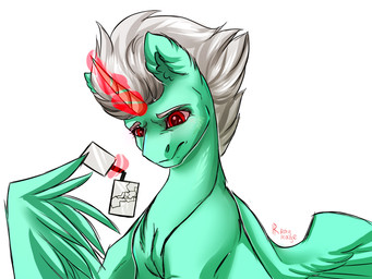 broken_glasses closed_frown eyebrows eyelashes eyewear feathered_wings feathers feral fluffy_ears frown fur glasses horn light looking_at_glasses looking_at_object magic magic_user male male_feral mane mouth_closed rectangular_glasses red_eyes short_mane solo teal_body teal_fur teal_horn teal_wings text unicorn_horn white_back white_eyebrows white_mane wings rayrage hasbro my_little_pony mythology fan_character legend_the_alicorn equid equine mammal mythological_creature mythological_equine winged_unicorn 2020 4:3 artist_name bust_portrait colored digital_drawing_(artwork) digital_media_(artwork) english_description english_text lighting portrait shaded male_(lore)