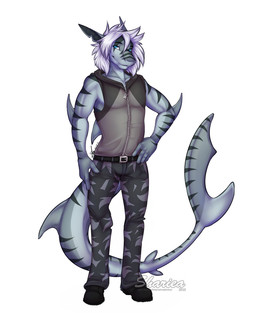 2018 anthro blue_eyes clothed clothing digital_media_(artwork) fin fish fur grey_fur hair male marine shariea shark smile solo white_hair
Rating: Safe
Score: 2
User: Millcore
Date: June 20, 2018 2018 anthro blue_eyes clothed clothing digital_media_(artwork) fin fish fur grey_fur hair male marine shariea shark smile solo white_hair
Rating: Safe
Score: 2
User: Millcore
Date: June 20, 2018