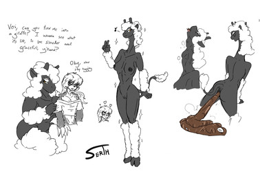 after_vore anus arm_tuft black_body body_outline bones_in_feces breasts butt claws collarbone cumming_while_shitting death disposal duo excessive_feces eyelashes feces female genitals gesture hand_gesture hooves horn in_throat leg_tuft long_neck nipples orgasm sagging_breasts size_difference skinny skull_in_feces slim tall transformation tuft v_sign vore vulva white_eyeshadow wool_hair serth fanta_(serth) verithyntei bovid caprine giraffe giraffid mammal pilosan sheep sloth xenarthran hi_res