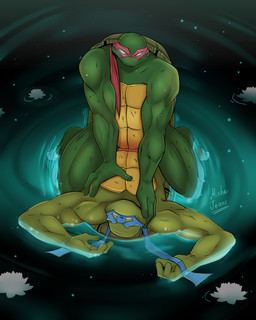 3_fingers anthro biceps duo feet fingers green_body lying male male/male mask mask_only muscular muscular_anthro muscular_male nude on_back shell sitting sitting_on_another toes mishajeans teenage_mutant_ninja_turtles leonardo_(tmnt) raphael_(tmnt) reptile scalie turtle 4:5 absurd_res digital_media_(artwork) hi_res brother_(lore) brothers_(lore) incest_(lore) sibling_(lore)