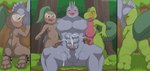 abs anthro backsack balls blush bodily_fluids butt cum ejaculation erection eyes_closed feet foot_fetish foot_lick foot_play genital_fluids genitals group humanoid_feet kneeling licking male male/male muscular muscular_male nipples nude one_eye_closed penis penis_size_difference plantigrade sitting size_difference standing tongue trio winick-lim nintendo pokemon generation_1_pokemon generation_3_pokemon machoke nuzleaf pokemon_(species) treecko 2024 absurd_res hi_res