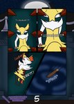 ambiguous_gender cliff fanfiction text maximilianofox nintendo parasite_in_city pokemon arthropod braixen generation_6_pokemon pokemon_(species) absurd_res comic english_text hi_res spanish_text