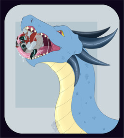 anthro bodily_fluids drooling duo extreme_size_difference female feral horn licking machine male male/female mouth_shot open_mouth oral_vore protogen_armor protogen_visor saliva simple_background size_difference slim teeth tongue tongue_out vore willing_prey nenhae mythology canid canine dragon fox humanoid mammal mythological_creature mythological_scalie protogen scalie absurd_res digital_drawing_(artwork) digital_media_(artwork) flat_colors hi_res