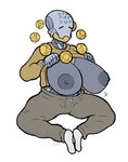 big_breasts bodily_fluids bottomwear breasts clothed clothing clothing_lift female flashing floating footwear huge_breasts machine nipples not_furry pants partially_clothed shirt shirt_lift simple_background socks solo sweat sweatpants topwear wittless-pilgrim blizzard_entertainment overwatch zenyatta_(overwatch) humanoid robot robot_humanoid 2019 colored digital_drawing_(artwork) digital_media_(artwork)