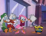 accessory adolescent aged_up anthro blue_sclera bottomwear city clothed clothing facepalm fake_screencap feathers female footwear fully_clothed group hat headband headgear headwear high_heels male on_model shoes skirt surprise tail tail_under_skirt white_body white_feathers young sweet-as-spice disney ducktales quack_pack toon_disney dewey_duck huey_duck louie_duck webby_vanderquack anatid anseriform avian bird duck hi_res