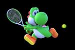 4_fingers ambiguous_gender ball clothing fingers footwear green_body green_skin shoes simple_background solo tennis_ball tennis_racket transparent_background unknown_artist mario_bros mario_tennis mario_tennis_aces nintendo yoshi_(character) green_yoshi scalie yoshi absurd_res alpha_channel hi_res official_art