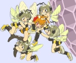 angry female flying grin group imminent_rape one_eye_closed playful scared smile teamwork pukao animal_humanoid arthropod arthropod_humanoid bee bee_humanoid hornet humanoid hymenopteran hymenopteran_humanoid insect insect_humanoid vespid wasp wasp_humanoid 6:5