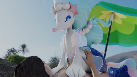 ambiguous_gender beach blue_eyes day duo featureless_chest feral fin gem hair long_hair looking_at_another male on_model outside pearl_(gem) pinned raining scales seaside sound_effects tail thick_tail barbonicles sound_warning nintendo pokemon generation_7_pokemon human mammal pokemon_(species) primarina 16:9 3d_(artwork) 3d_animation animated digital_media_(artwork) hi_res loop short_playtime sound video widescreen