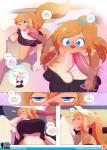 2015 anthro balls big_butt big_penis blonde_hair blue_eyes blue_text blush bottomless bovid breasts brown_body brown_fur brown_hair brown_text bulge butt canid canine canis caprine clothed clothing collar color_coded color_coded_text comic conjoined_speech_bubble deep_throat dialogue domestic_dog domestic_sheep double_fellatio double_oral english_text equid equine erection eyes_closed fellatio female focus_lines foreskin freckles fur genitals group hair hi_res horse humanoid humanoid_genitalia humanoid_penis internal internal_oral kneeling licking logo looking_pleasured lunar_(nedoiko) male male/female mammal mandy_(nedoiko) name_drop name_in_dialogue nedoiko oral oral_penetration partially_retracted_foreskin patreon patreon_logo patreon_username penetration penile penis penis_lick ponytail purple_text radial_speed_lines retracted_foreskin sex sheep short_snout snout solo_focus species_in_dialogue speech_bubble speed_lines spots text thick_thighs tongue tongue_out topwear trio url vein vest waiter website_logo wetblush whitney_(nedoiko) wide_hips