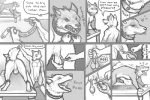 anthro anus balls blood butt canine castration collar cum cumshot cutting dialog english_text erection feral flaccid fox gay gore knot lenexwants male mammal mind_control monochrome nude orgasm penis restrained scalpel text wolf
Rating: Explicit
Score: -6
User: Peekaboo
Date: March 28, 2014