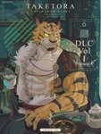 abs anthro biceps container cup facial_hair goatee green_eyes holding_container holding_cup holding_object holding_tea_cup male muscular muscular_anthro muscular_male pecs tea_cup eruprior yasha:_legends_of_the_demon_blade taketora_(yasha) felid mammal pantherine tiger 2025 absurd_res colored hi_res signature