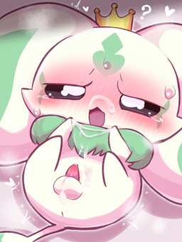 anthro anus balls beady_eyes big_ears biped blush blushing_profusely bodily_fluids chibi confusion crown cum cum_on_face cum_on_own_face cum_on_self facial_markings floppy_ears forehead_markings front_view fur fur_tuft genital_fluids genitals grey_body grey_fur half-closed_eyes head_markings headgear lop_ears lying male male_anthro markings multicolored_body multicolored_fur narrowed_eyes neck_tuft on_back penis plantigrade shaking simple_background solo tail tan_body tan_fur tapering_penis tears tremble_lines trembling tuft two_tone_body two_tone_fur watery_eyes white_background badwingm ambiguous_species 2024 3:4 cel_shading digital_drawing_(artwork) digital_media_(artwork) hi_res shaded