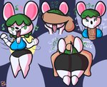 animal_crossing anthro bedroom_eyes bent_over big_breasts big_butt blowjob_face bottomwear breasts bree_(animal_crossing) bubble_butt butt can't_see_the_haters clothing disembodied_penis duo fellatio_gesture female first_person_view genitals gesture heart_eyes heart_symbol hi_res hotpants human inviting inviting_to_sex klutzatdusk looking_at_viewer looking_up male male/female mammal meme mouse murid murine narrowed_eyes nintendo offscreen_character offscreen_male oral oral_penetration penetration penis penis_awe penis_on_face pubes pubes_in_mouth rodent seductive shirt short_stack shorts stray_pubes suggestive suggestive_gesture tank_top tongue tongue_out topwear