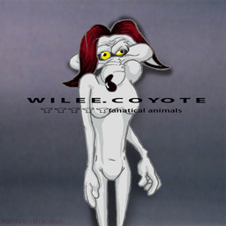 4_fingers abstract_background album_redraw anthro biped black_eyes black_nose breasts brown_hair casual_nudity chest_tuft featureless_breasts featureless_crotch fingers fur hair humanoid_hands looking_at_viewer male navel nude pose shadow skinny solo standing text title toony tuft white_body white_fur yellow_sclera stevethedragon looney_tunes mechanical_animals warner_brothers wile_e._coyote canid canine canis coyote mammal 1:1 2010 album_cover artist_name character_name colored cover dated detailed digital_drawing_(artwork) digital_media_(artwork) english_text krita_(artwork) pinup shaded