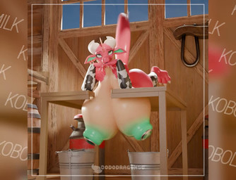 animal_print anthro armwear big_breasts bodily_fluids breast_expansion breast_milking breasts bucket clothing container cow_print ear_piercing ear_ring elbow_gloves expansion female gloves handwear jewelry lactating leggings legwear milk nipple_plugs nipples nude piercing plug_(sex_toy) ring_piercing sex_toy solo dododragon56 leodamodeler_(modeler) blender_cycles_(artwork) meep_the_kobold_(character) kobold reptile scalie 3d_(artwork) animated blender_(artwork) digital_media_(artwork) short_playtime sound webm