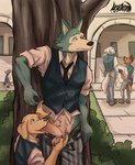 anthro balls duo_focus fellatio genitals group male male/male oral outside penile penis public public_sex sex stealth_sex artejaxton beastars collot_(beastars) jack_(beastars) legoshi_(beastars) miguno_(beastars) voss_(beastars) bird_dog canid canine canis domestic_dog fennec_fox fox herding_dog hunting_dog hyena labrador mammal old_english_sheepdog pastoral_dog retriever sheepdog spotted_hyena true_fox wolf absurd_res hi_res