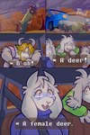 anthro female fur group male night outside plant scene_parody sitting text tree truck vehicle white_body white_fur cookiethecabbit deltarune family_guy_death_pose the_simpsons undertale undertale_(series) asgore_dreemurr asriel_dreemurr dess_holiday toriel bovid caprine deer goat mammal new_world_deer reindeer 2025 comic hi_res lol_comments meme