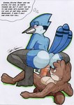 anal anal_penetration anthro balls bodily_fluids duo fur genitals larger_penetrated male male/male male_penetrated male_penetrating male_penetrating_male nude penetration sex simple_background size_difference small_dom_big_sub smaller_male white_background rotten_owl cartoon_network regular_show mordecai_(regular_show) rigby_(regular_show) avian bird blue_jay corvid jay_(bird) mammal new_world_jay oscine passerine procyonid raccoon hi_res traditional_media_(artwork)