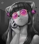 amusement_ride anthro bell black_nose bodily_fluids breasts cleavage clothed clothing colored_nails eyelashes eyewear female ferris_wheel glasses hair hand_on_face looking_at_viewer nails outside pink_nails solo tears hawtmoon chimiko domestic_cat felid feline felis mammal 2020 bust_portrait hi_res portrait